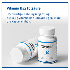 VITAMIN B12+FOLSURE KLEAN LABS Kapseln 100 Stck - Info 2