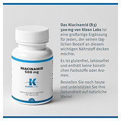 NIACINAMID B3 500 mg Kapseln 100 Stck - Info 3