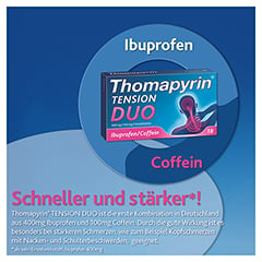 Thomapyrin TENSION DUO 12Stk.: Ibuprofen & Coffein gegen Kopfschmerzen 12 Stück - Info 4