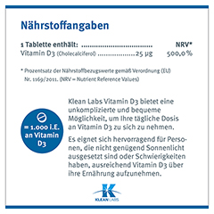 VITAMIN D 1000 I.E. Tabletten 100 Stck - Info 4