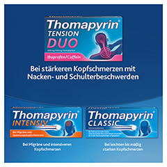 Thomapyrin TENSION DUO 18Stk.: Ibuprofen & Coffein gegen Kopfschmerzen 18 Stück N2 - Info 5