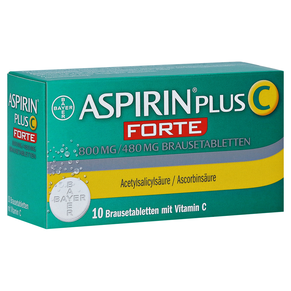 Aspirin plus C Forte 800mg/480mg Brausetabletten 10 Stück