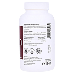 TAURIN 1000 mg Kapseln 120 Stck - Rechte Seite