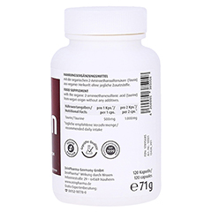 TAURIN 500 mg Kapseln 120 Stck - Rechte Seite