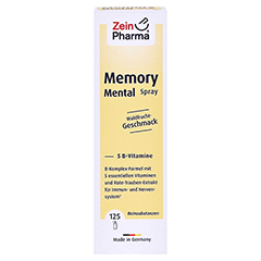 MEMORY Mental Spray 25 Milliliter - Vorderseite