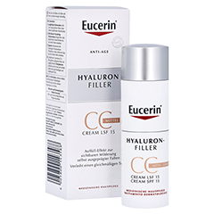 EUCERIN Anti-Age Hyaluron-Filler CC Cr.mitt.LSF 15 50 Milliliter