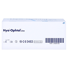 HYA Ophtal sine Augentropfen 60x0.5 Milliliter - Unterseite