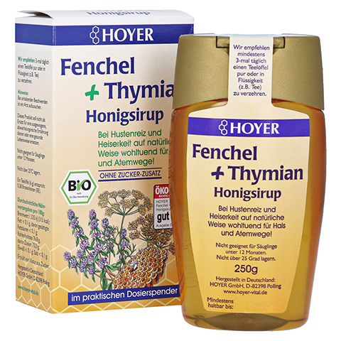 Hoyer Fenchel+thymian Honigsirup 250 Gramm