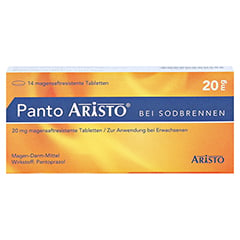 Panto Aristo bei Sodbrennen 20mg 14 Stck - Vorderseite