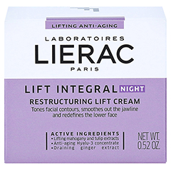 LIERAC Lift Integral Aufbauende Lifting-Creme Nacht 15 Milliliter - Vorderseite