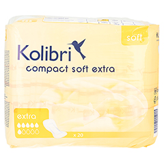 KOLIBRI compact soft Vorlagen anatomisch extra 20 Stck - Vorderseite