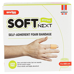 SNOEGG Soft Next Pfl.6 cmx4,5 m latexfrei hautf. 1 Stck - Vorderseite