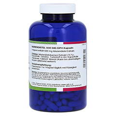 Mariendistel 500 mg GPH Kapseln 180 Stück - Rückseite