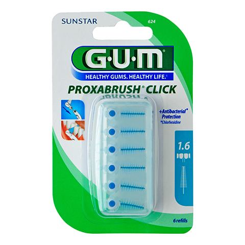 Gum Proxabrush Click Nachf.Tanne 6 Stck