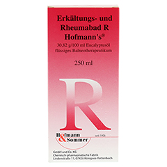 Erkltungs- und Rheumabad R Hofmanns 250 Milliliter - Rckseite