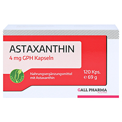 ASTAXANTHIN 4 mg GPH Kapseln 120 Stck - Vorderseite