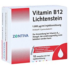 Vitamin B12 1.000 µg Lichtenstein Ampullen 10x1 Milliliter N2