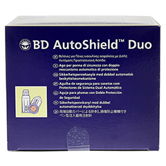 BD AUTOSHIELD Duo Sicherheits-Pen-Nadeln 8 mm 100 Stck - Unterseite
