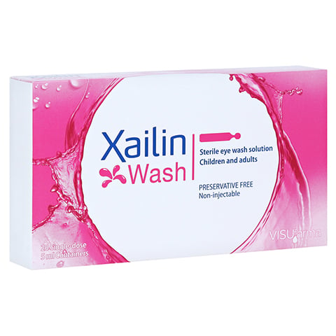 XAILIN Wash Augenspüllösung in Einzeldosen 20x5 Milliliter