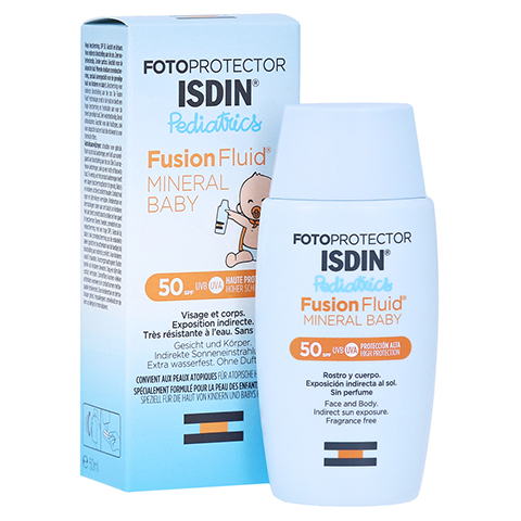 ISDIN Pediatrics Mineral Baby Emulsion LSF 50+ 50 Milliliter