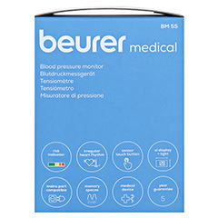 BEURER BM55 Oberarm Blutdruckmessgert 1 Stck - Rechte Seite