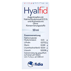 HYALFID Augentropfen 10 Milliliter - Rckseite