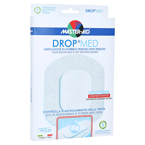 DROP med 10x12 cm Wundverband steril Master Aid 5 Stck