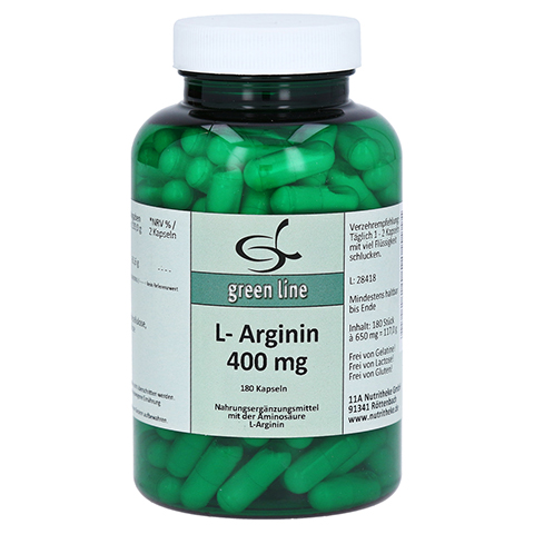 L-ARGININ 400 mg Kapseln 180 Stck