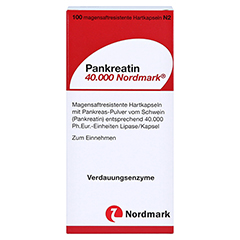 Pankreatin 40000 Nordmark 100 Stck N2 - Vorderseite