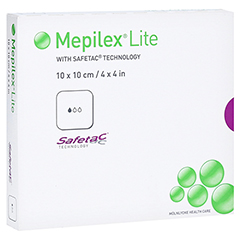 MEPILEX Lite Schaumverband 10x10 cm steril 5 Stück