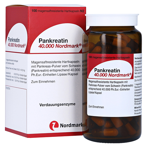 Pankreatin 40000 Nordmark 100 Stck N2