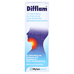 Difflam 1,5mg/ml zur Anwendung in der Mundhhle 30 Milliliter N1 - Vorderseite