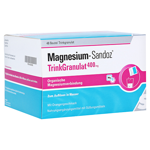 MAGNESIUM SANDOZ Trinkgranulat 400 mg Beutel 48 Stck