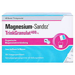 MAGNESIUM SANDOZ Trinkgranulat 400 mg Beutel 48 Stck - Vorderseite