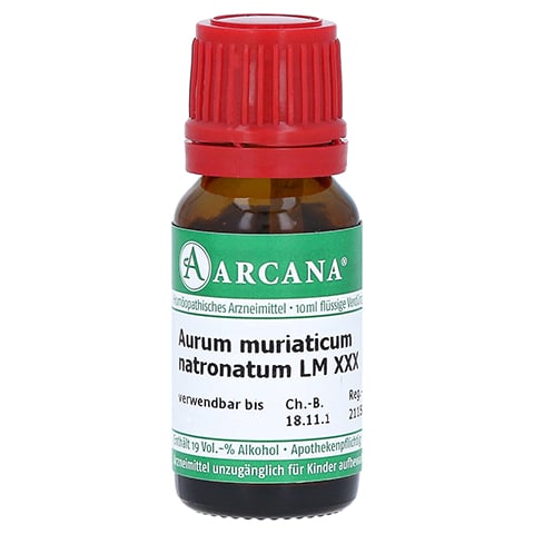 AURUM MURIATICUM NATRONATUM LM 30 Dilution 10 Milliliter N1