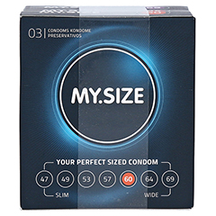 MYSIZE Testpack 60 64 69 Kondome 3x3 Stck - Vorderseite