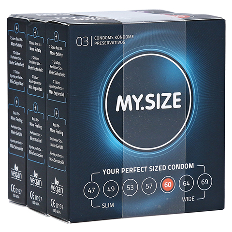 MYSIZE Testpack 60 64 69 Kondome 3x3 Stck