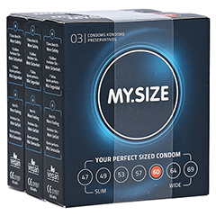 MYSIZE Testpack 60 64 69 Kondome 3x3 Stck
