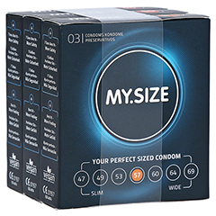 MYSIZE Testpack 57 60 64 Kondome 3x3 Stck
