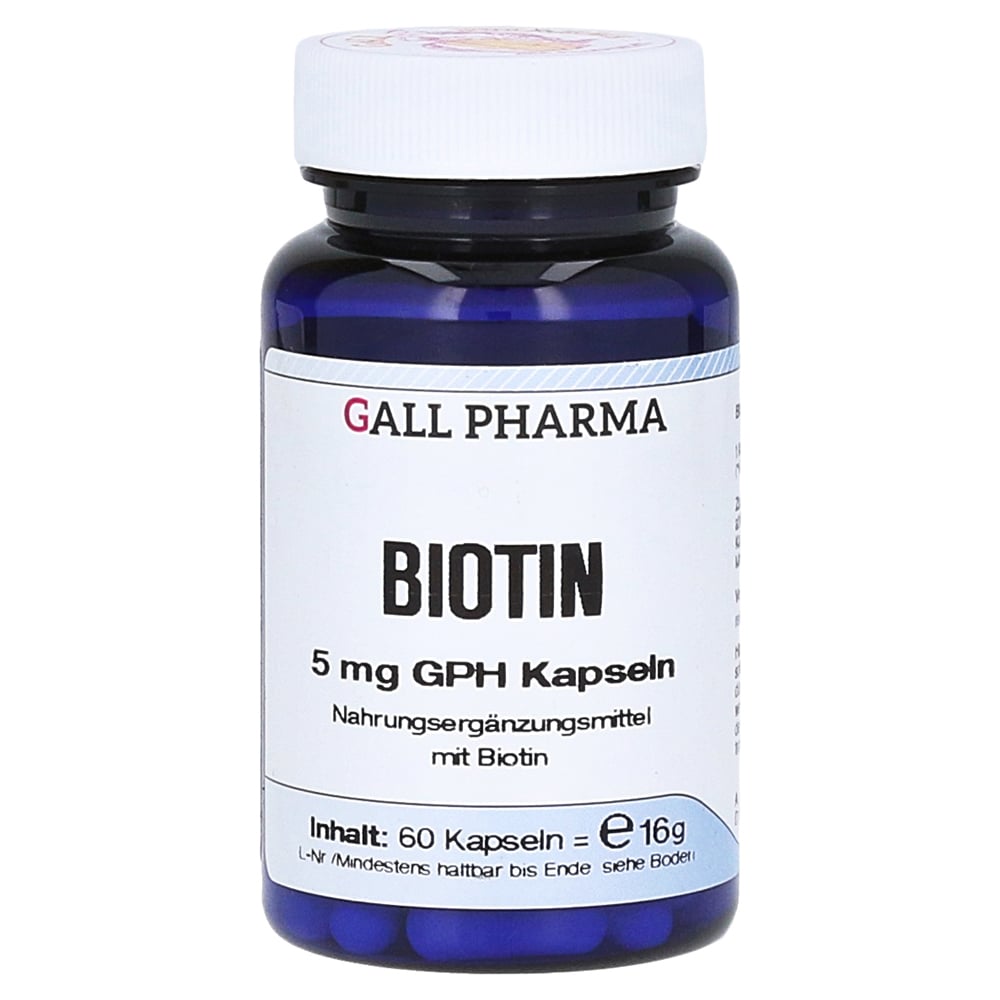 BIOTIN 5 mg GPH Kapseln 60 Stück