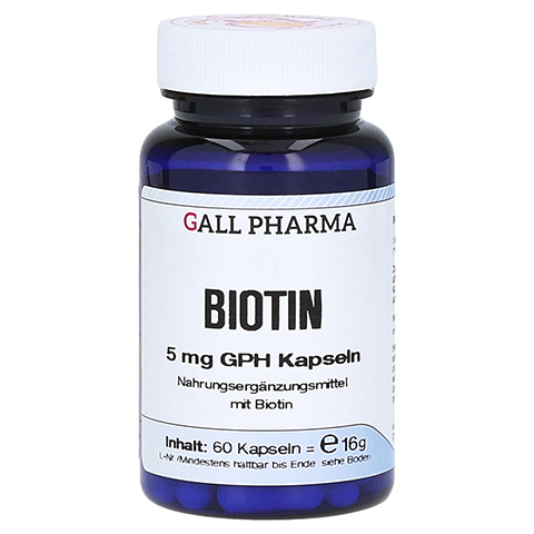 BIOTIN 5 mg GPH Kapseln 60 Stck