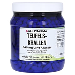TEUFELSKRALLEN 345 mg GPH Kapseln 750 Stck