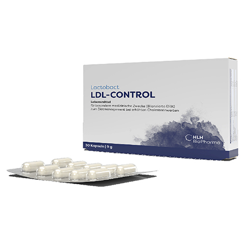 LACTOBACT LDL-Control magensaftresistente Kapseln 30 Stück
