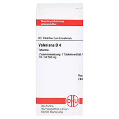 VALERIANA D 4 Tabletten 80 Stück N1 - Vorderseite