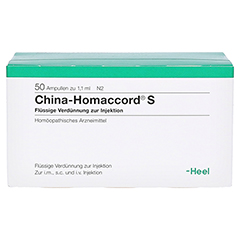 CHINA HOMACCORD S Ampullen 50 Stck N2 - Vorderseite