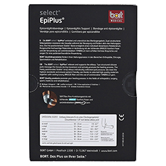 BORT Select EpiPlus Ellenbogenbandage XL schwarz 1 Stück - Rückseite