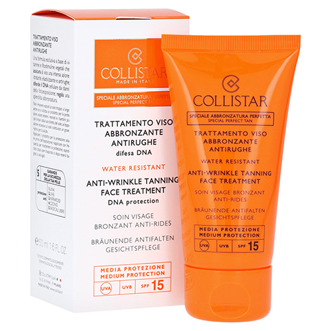 COLLISTAR Anti Wrinkle Tanning Face Treatment 50 Milliliter