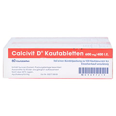Calcivit D 600mg/400 I.E. 120 Stück N3 - Unterseite