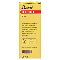 LUVOS Heilerde 1 fein 950 Gramm - Linke Seite
