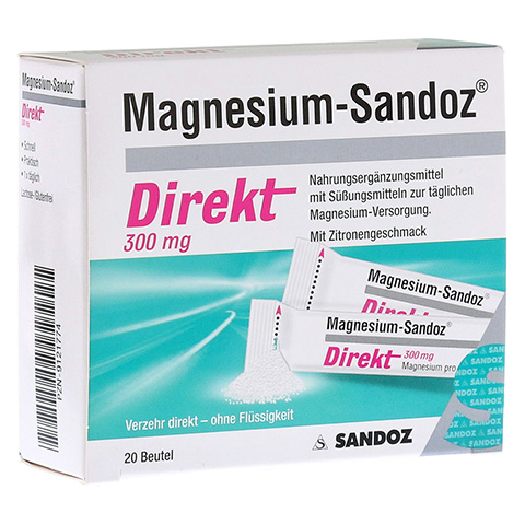 MAGNESIUM SANDOZ Direkt 300 mg Pellets 20 Stck